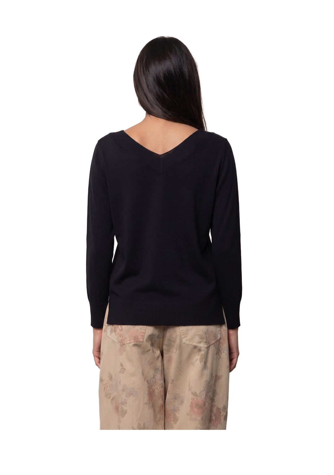 MAGLIA DONNA Nero Kaos
