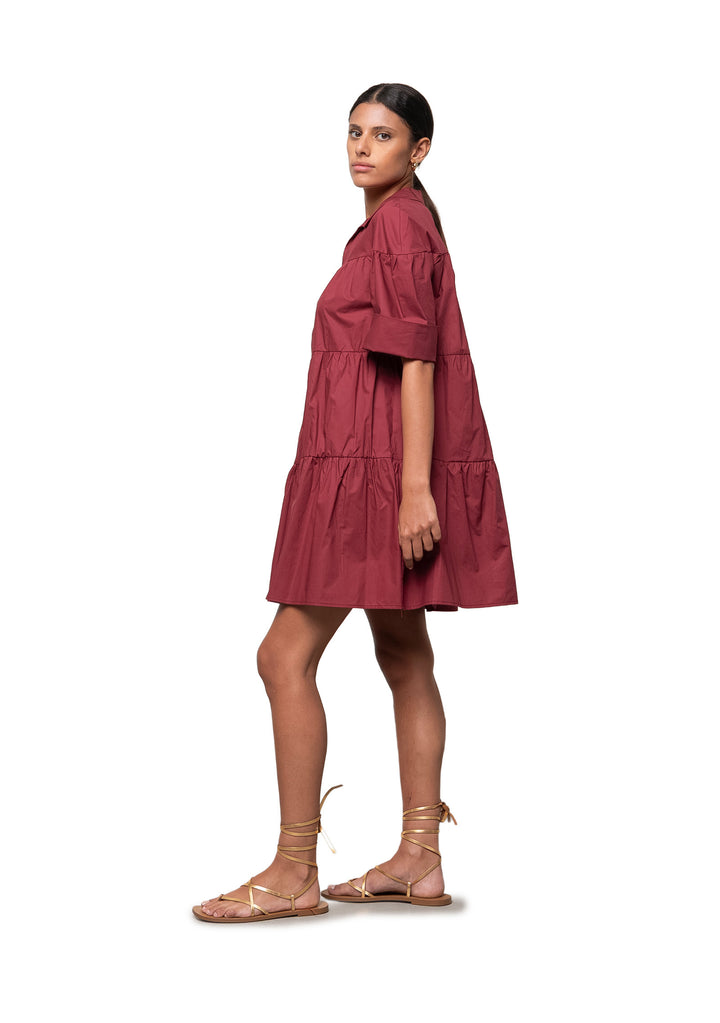ABITO DONNA Bordeaux Kaos