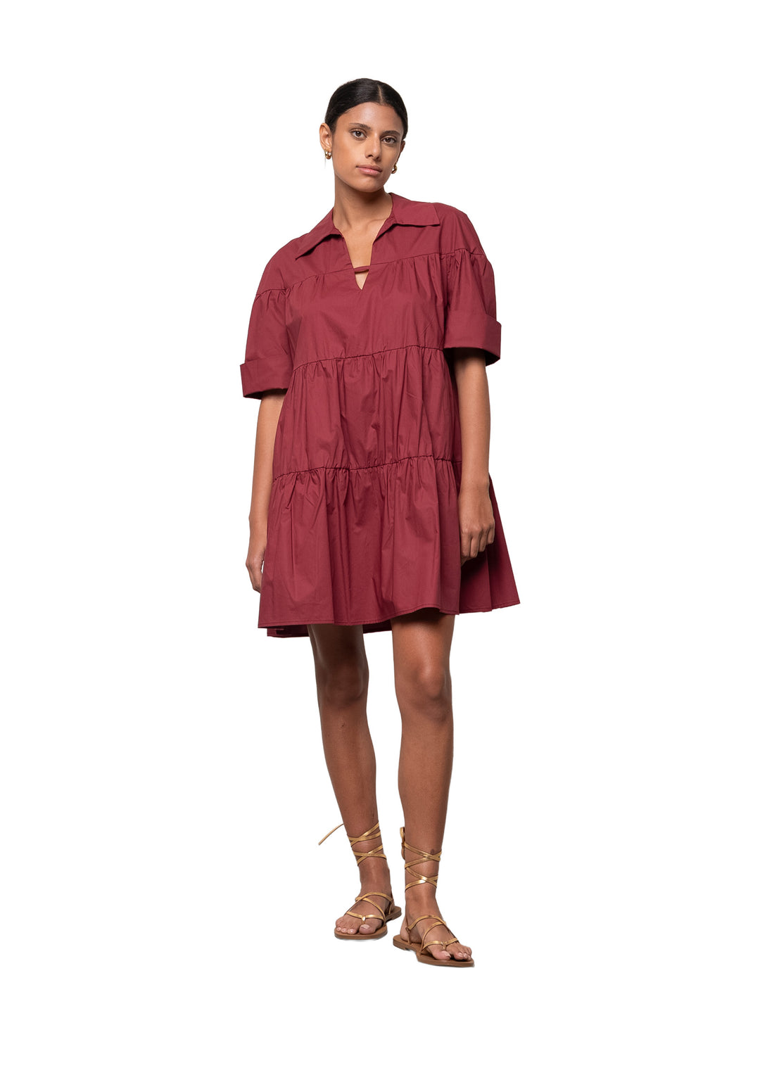 ABITO DONNA Bordeaux Kaos