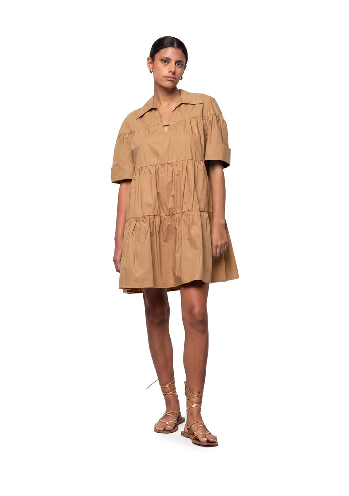 ABITO DONNA Cammello Kaos