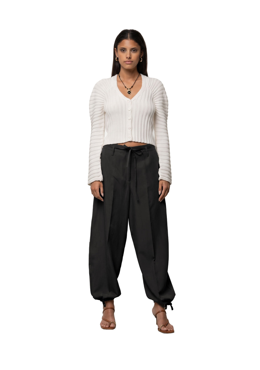 PANTALONE DONNA Nero Kaos