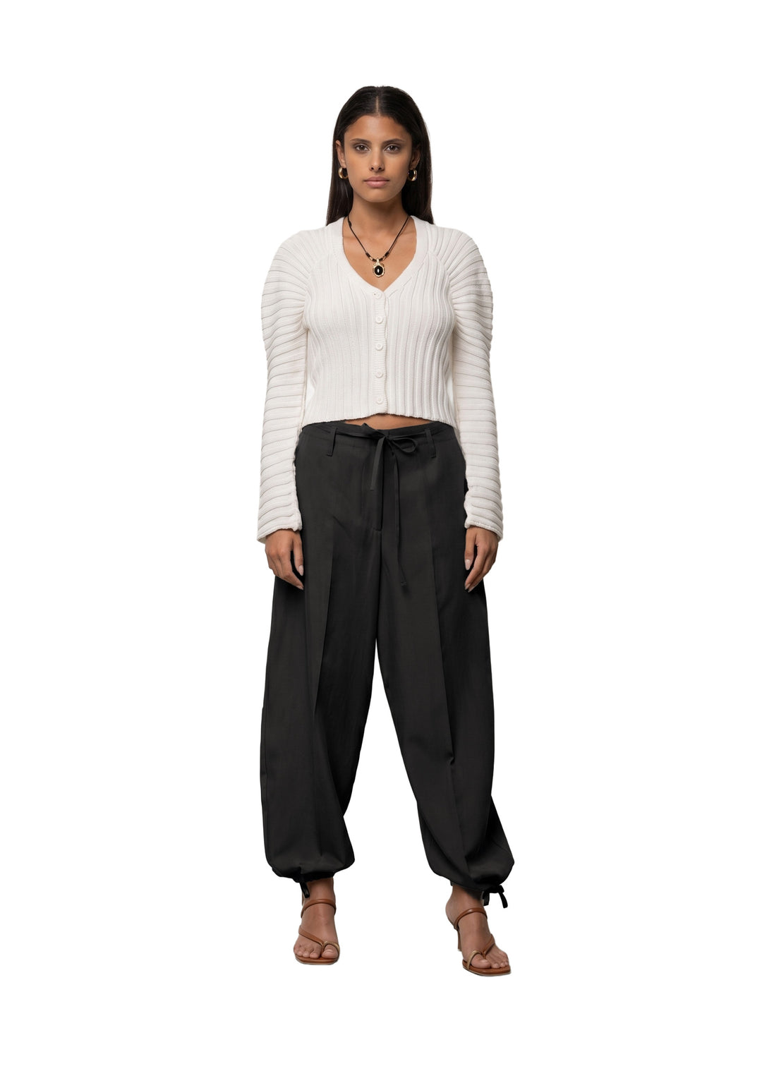 PANTALONE DONNA Nero Kaos