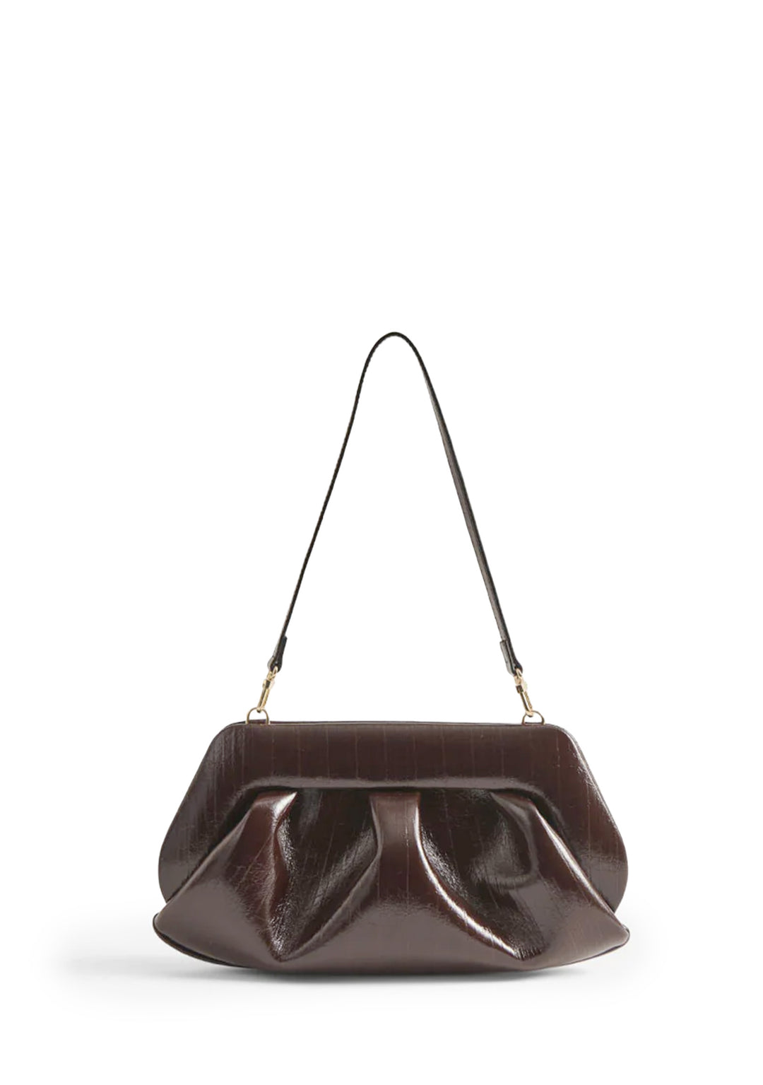 BORSA Marrone Themoirè