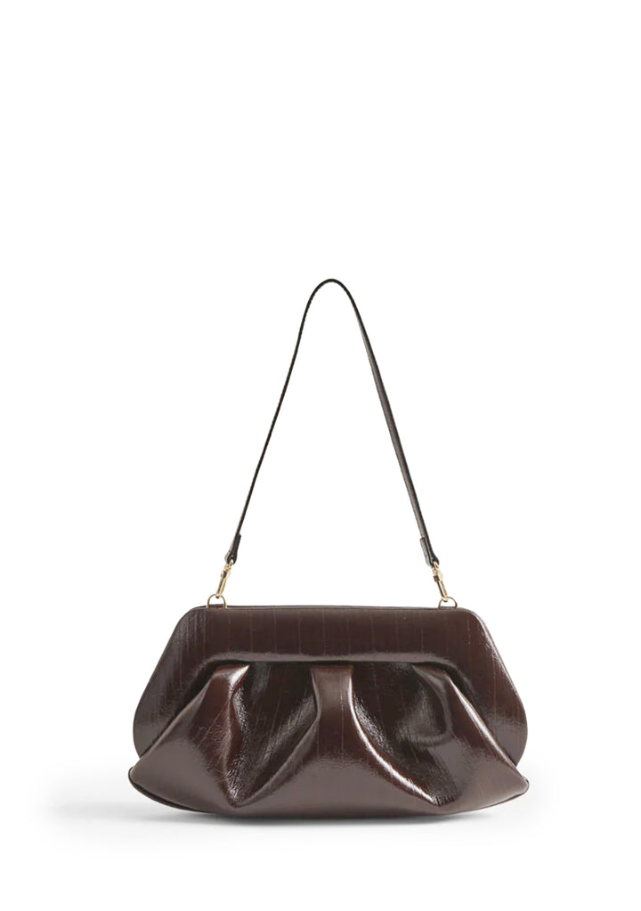 BORSA Marrone Themoirè