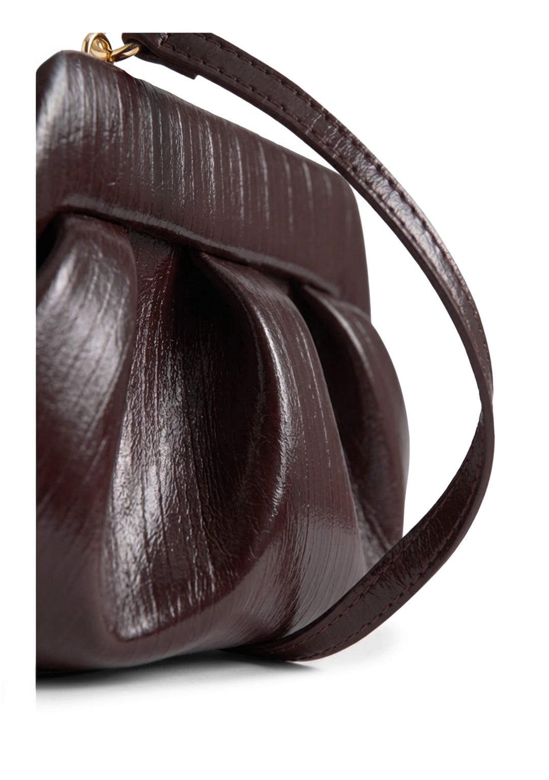 BORSA Marrone Themoirè