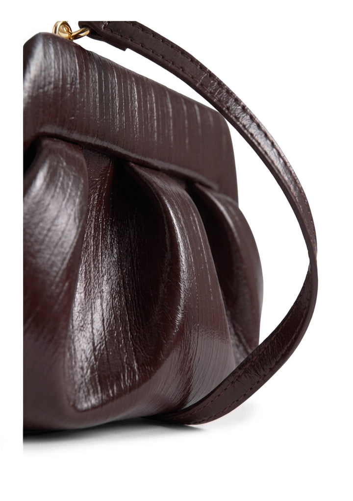 BORSA Marrone Themoirè