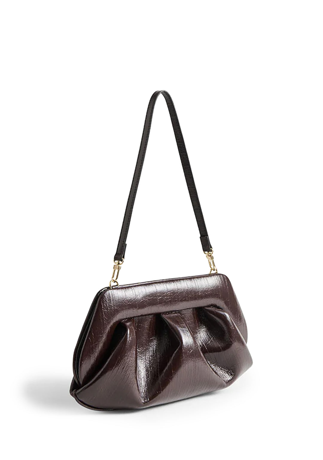 BORSA Marrone Themoirè