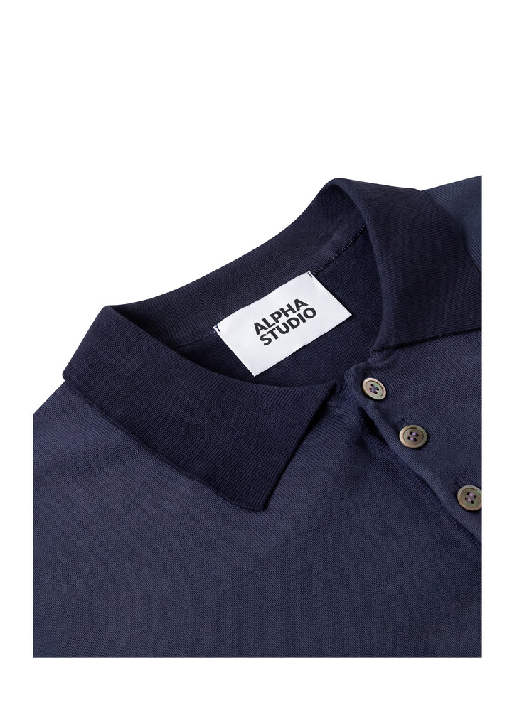 POLO UOMO Blu Alpha Studio