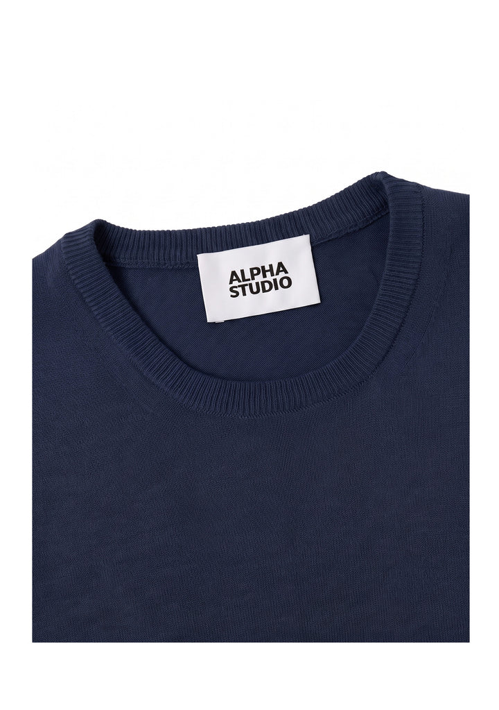 T-SHIRT UOMO Blu Alpha Studio