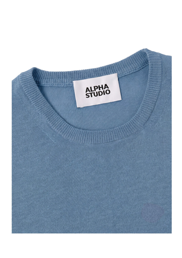 T-SHIRT UOMO Celeste Alpha Studio