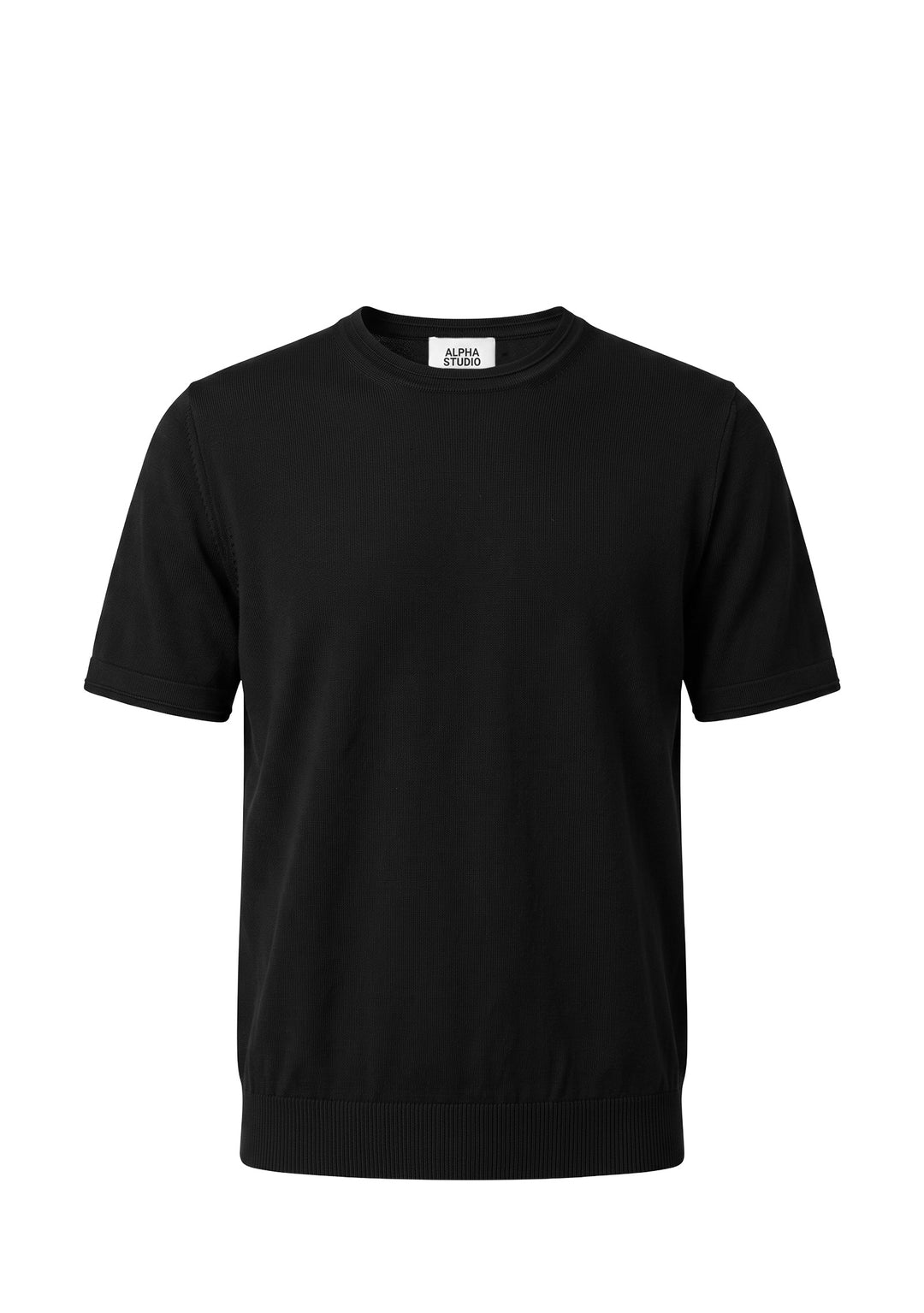 T-SHIRT UOMO Nero Alpha Studio