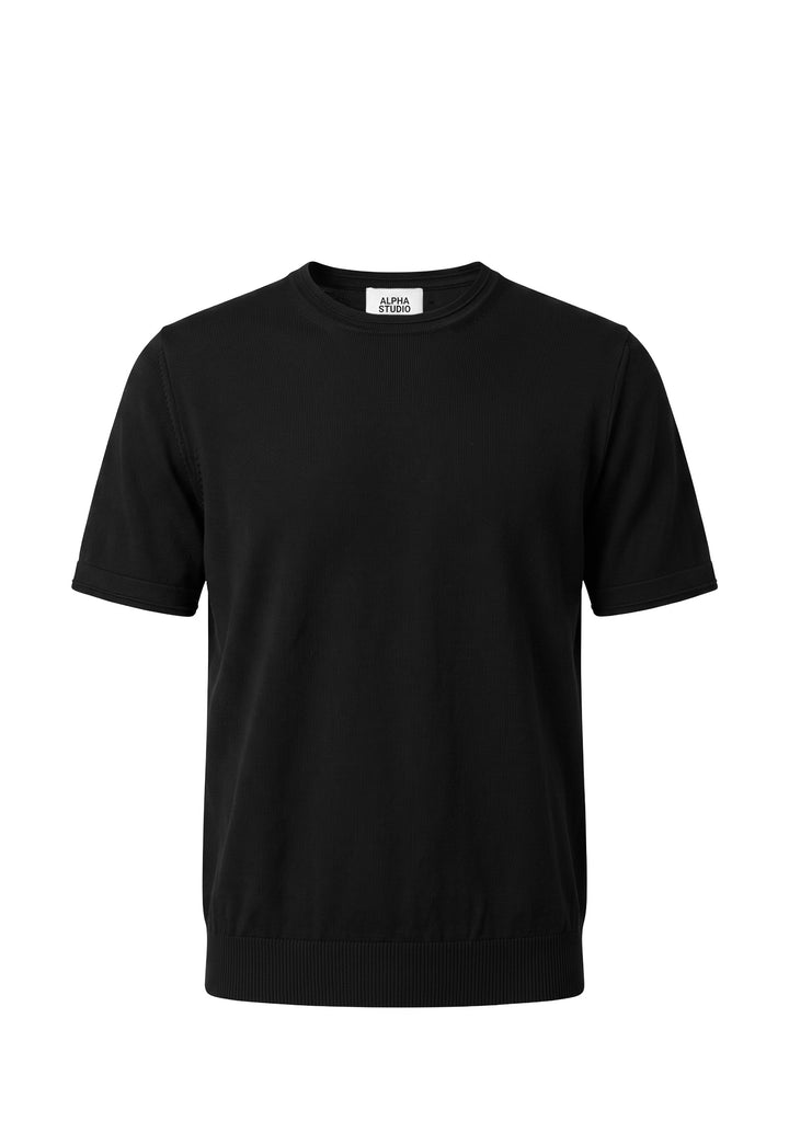 T-SHIRT UOMO Nero Alpha Studio