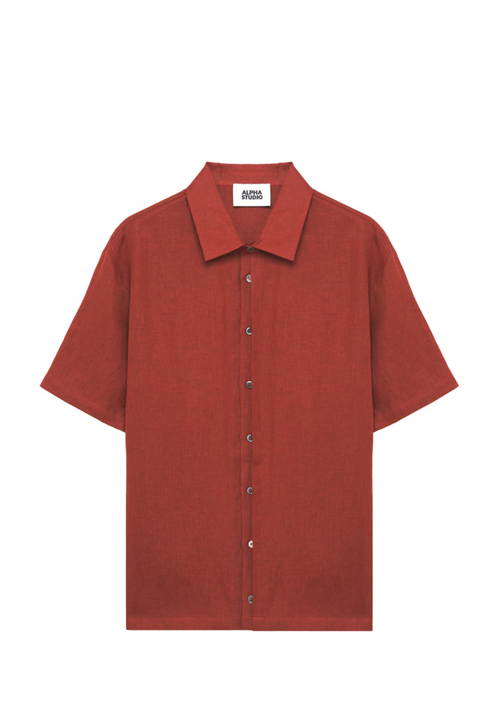 CAMICIA UOMO Arancione Alpha Studio