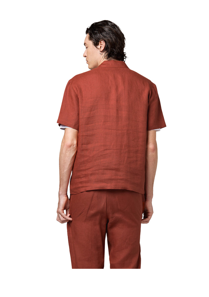 CAMICIA UOMO Arancione Alpha Studio