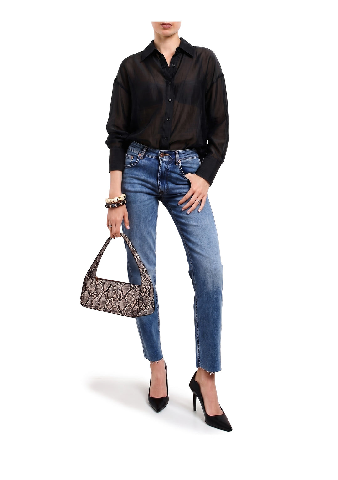 CAMICIA DONNA Nero Anonyme