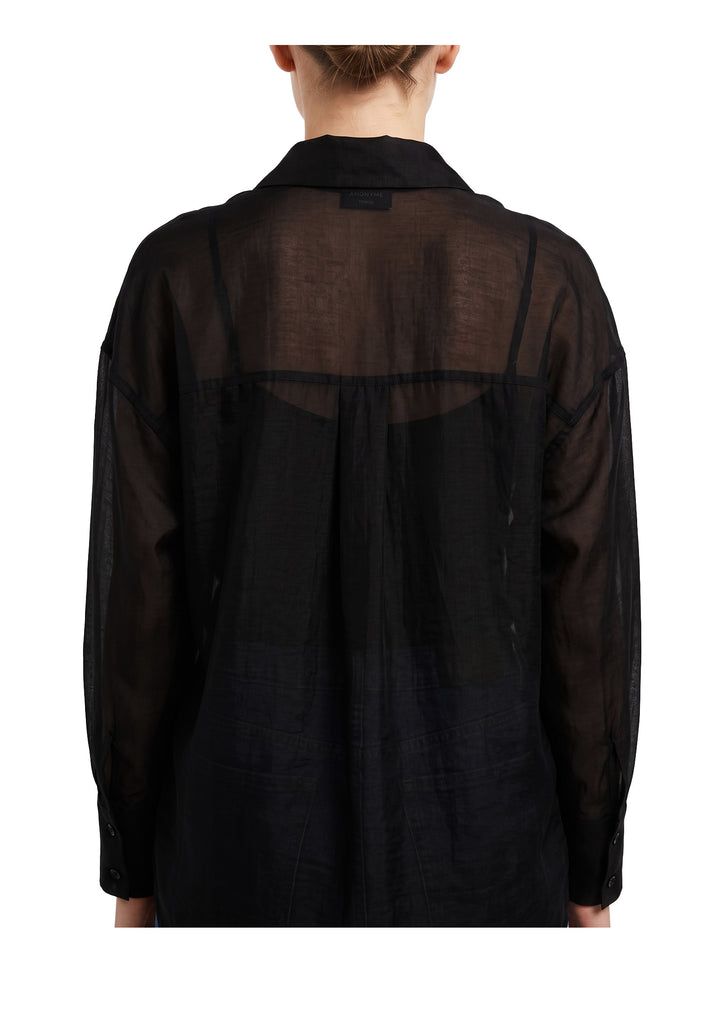 CAMICIA DONNA Nero Anonyme