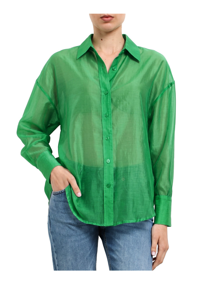 CAMICIA DONNA Verde Anonyme