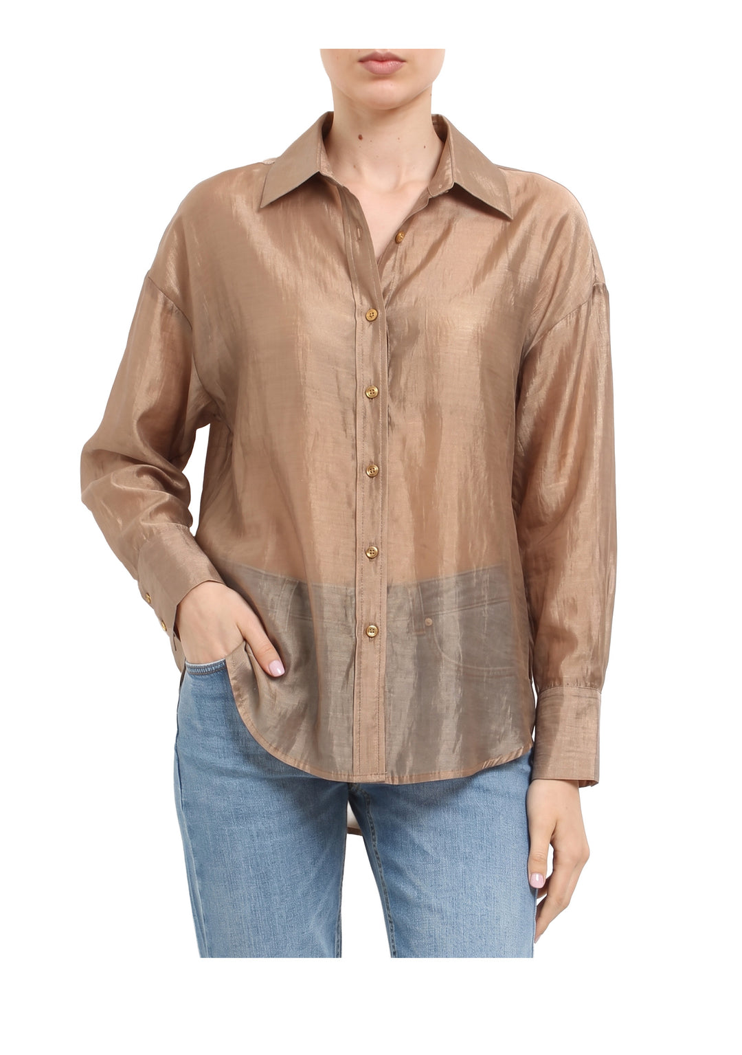 CAMICIA DONNA Beige Anonyme