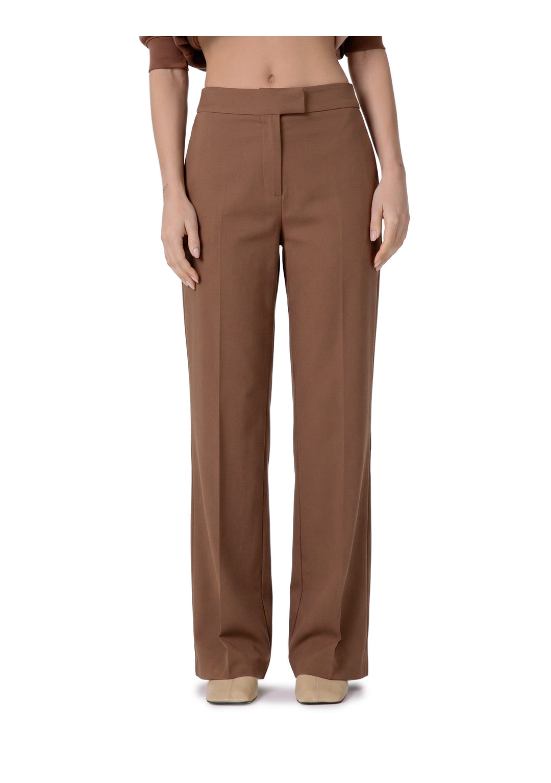 PANTALONE DONNA Marrone Hinnominate