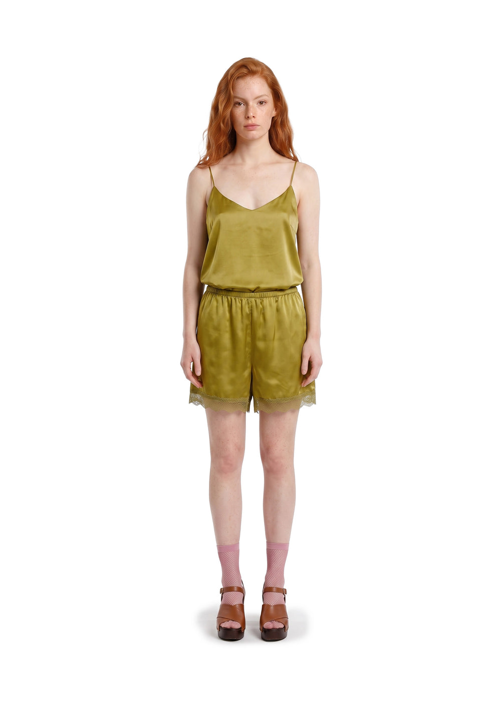 SHORTS DONNA Giallo Kostumn1