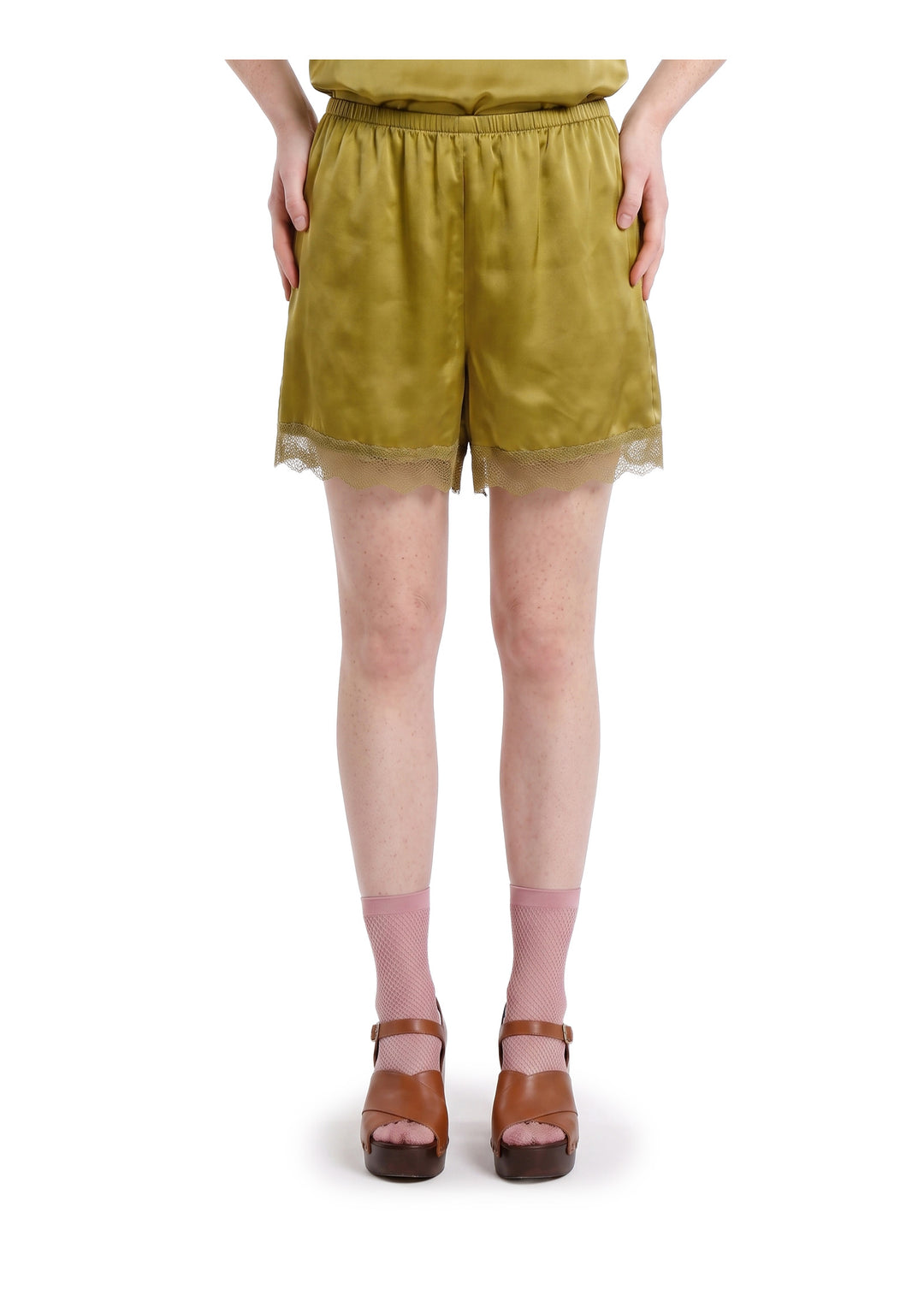 SHORTS DONNA Giallo Kostumn1