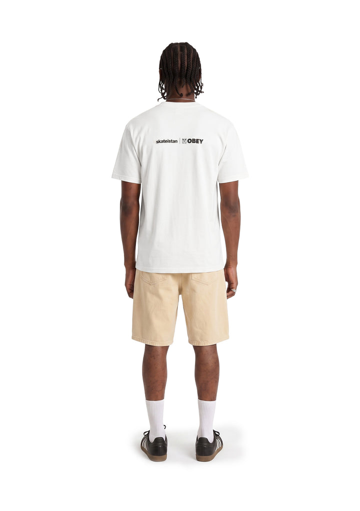 T-SHIRT UOMO Bianco Obey
