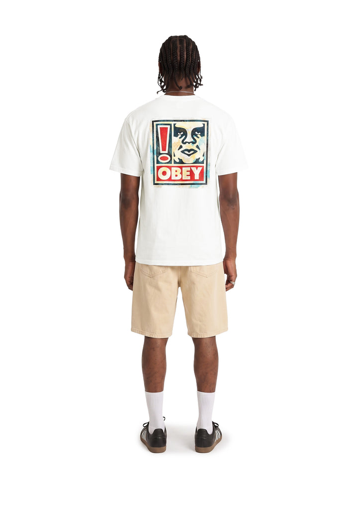 T-SHIRT UOMO Bianco Obey
