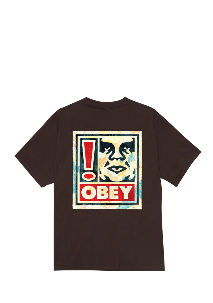 T-SHIRT UOMO Brown Obey