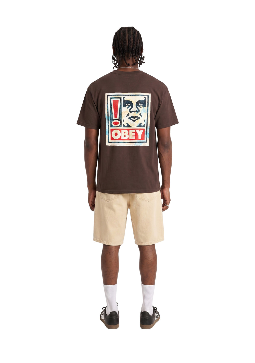 T-SHIRT UOMO Brown Obey