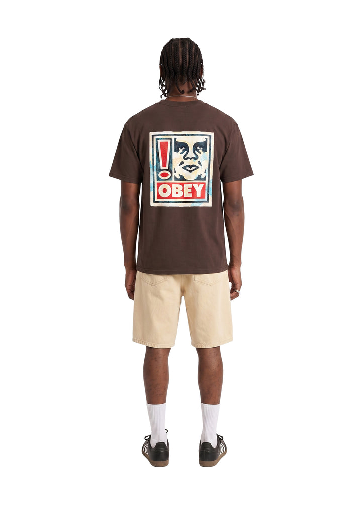 T-SHIRT UOMO Brown Obey