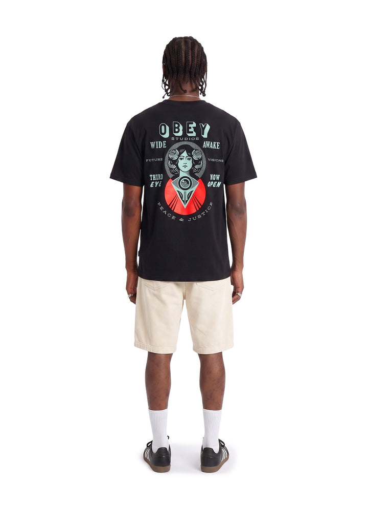 T-SHIRT UOMO Nero Obey