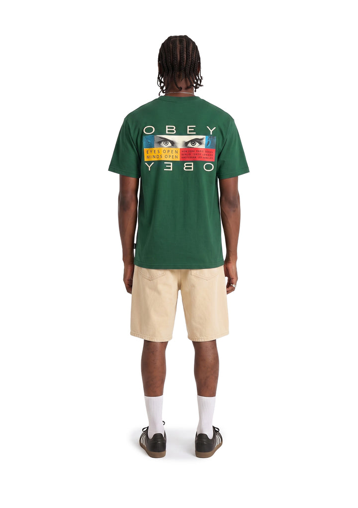 T-SHIRT UOMO Green Obey