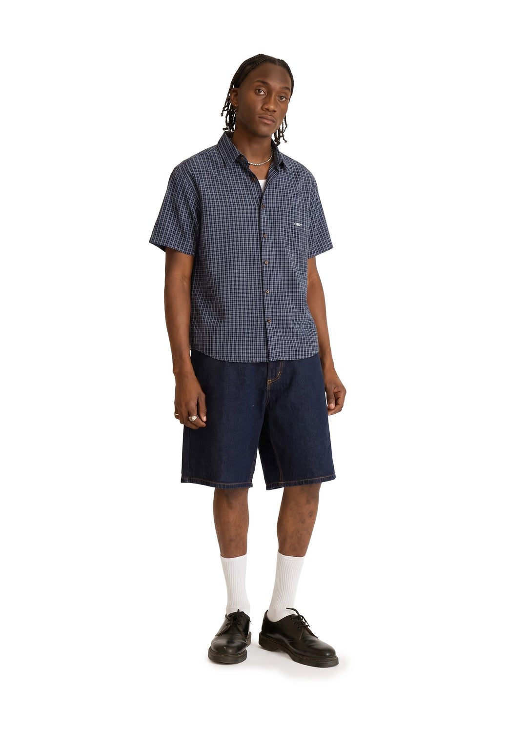 CAMICIA UOMO Blu Obey