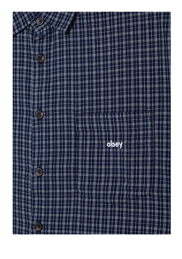 CAMICIA UOMO Blu Obey