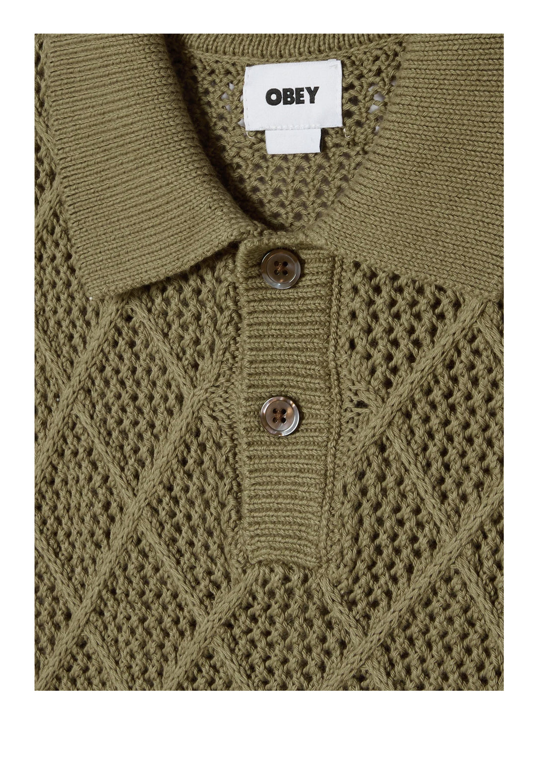 POLO UOMO Verde Obey