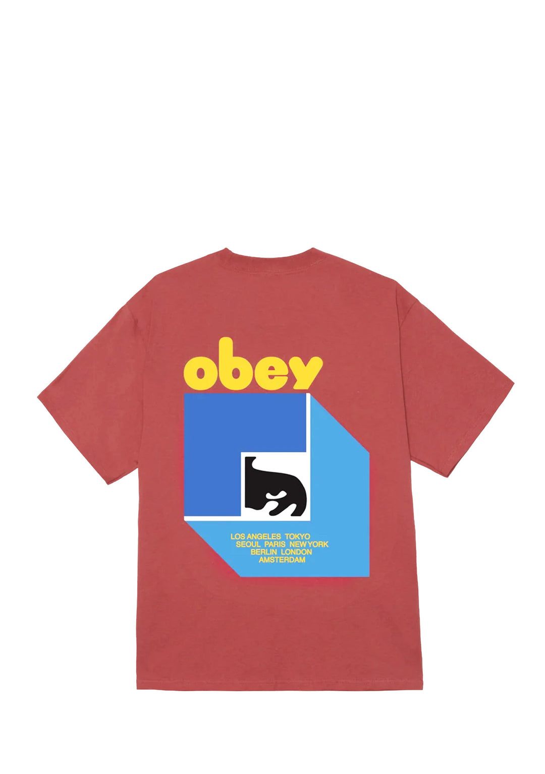 T-SHIRT UOMO Red Obey