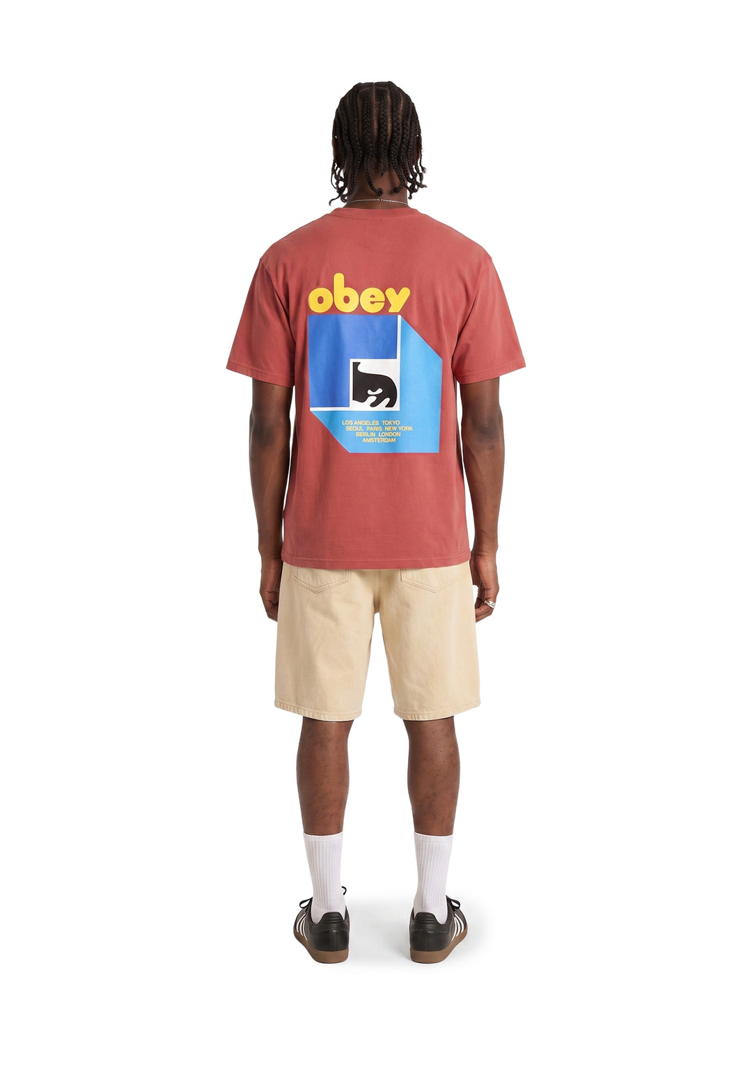 T-SHIRT UOMO Red Obey