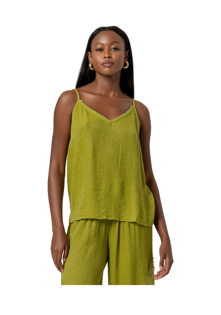 TOP DONNA Verde Surkana