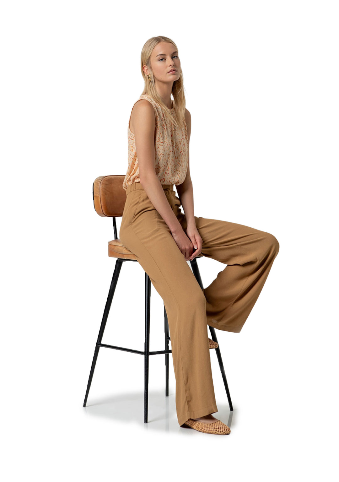 PANTALONE DONNA Cammello Surkana