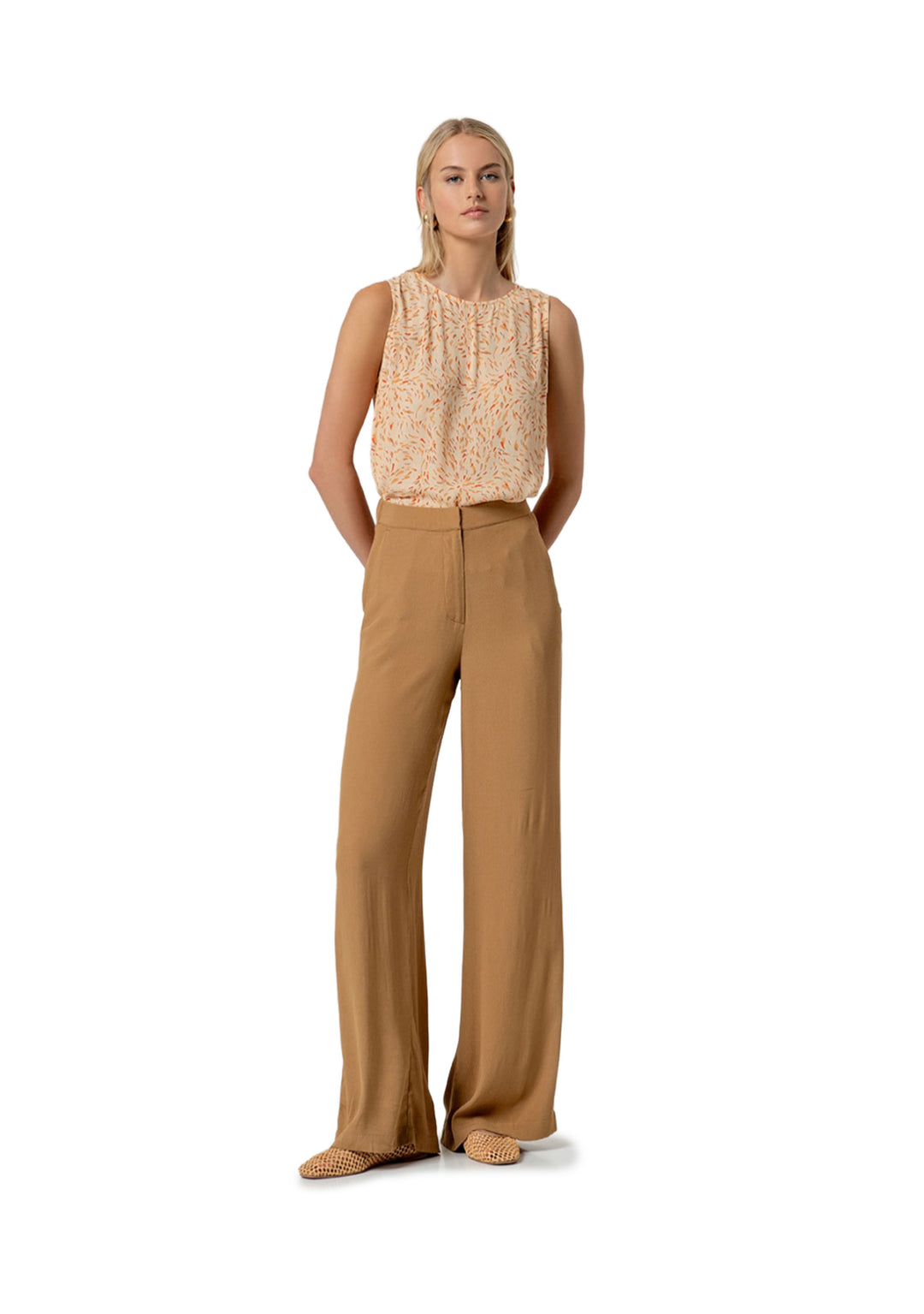 PANTALONE DONNA Cammello Surkana