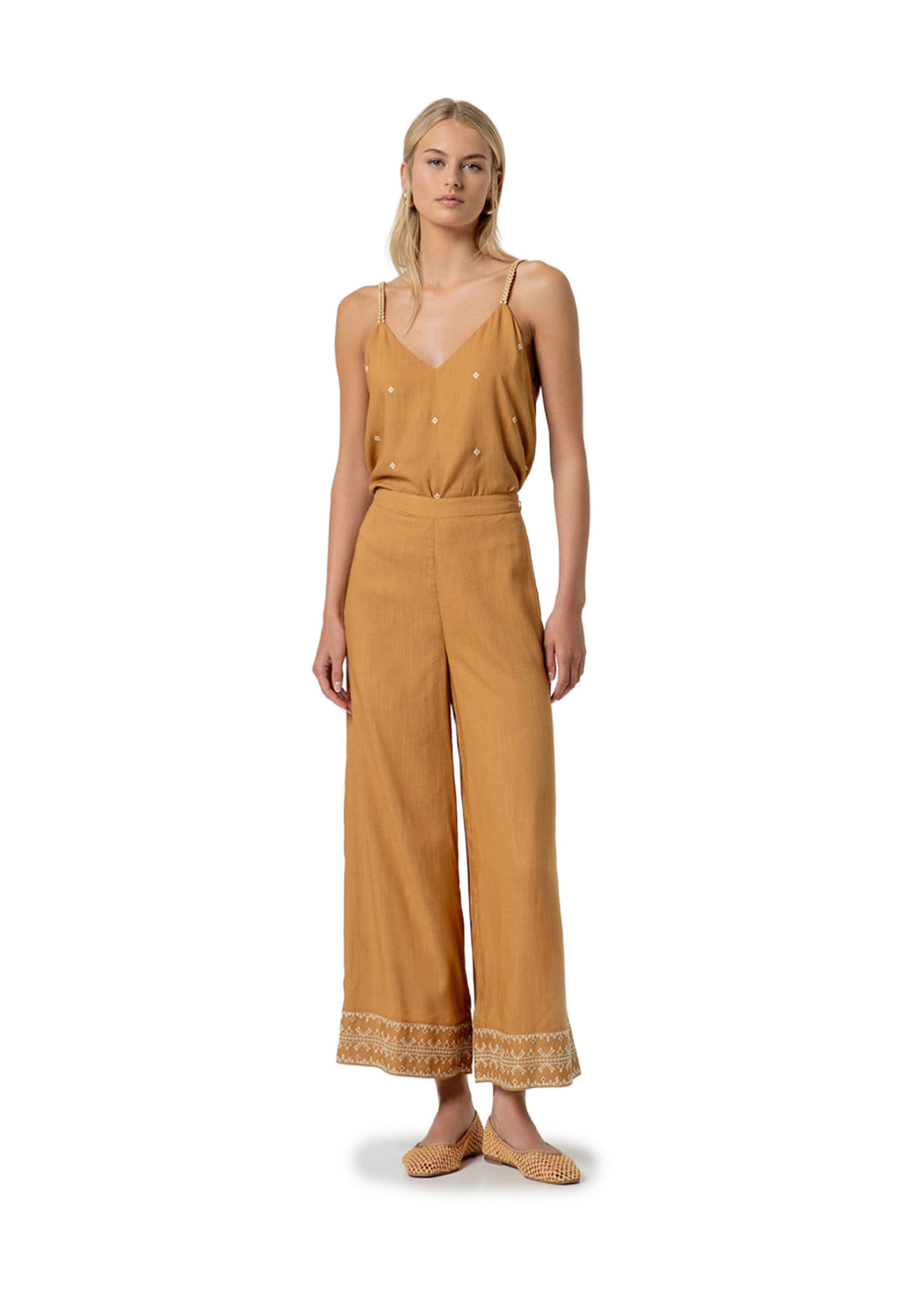 PANTALONE DONNA Cammello Surkana