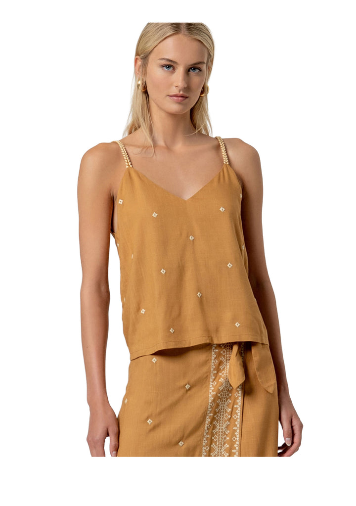 TOP DONNA Cammello Surkana