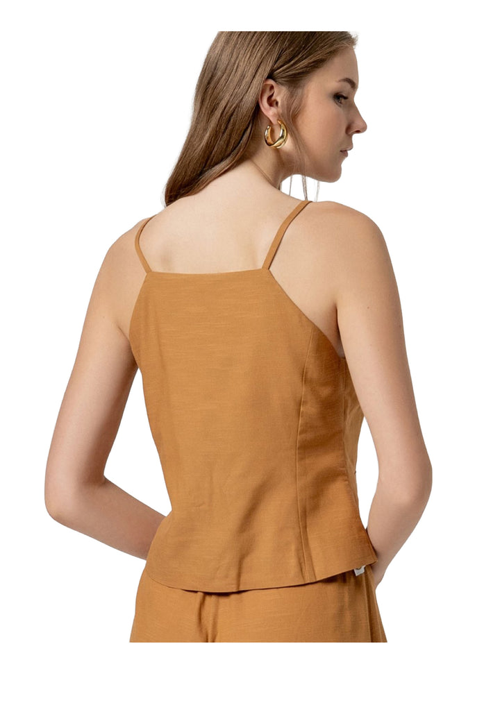 GILET DONNA Beige Surkana