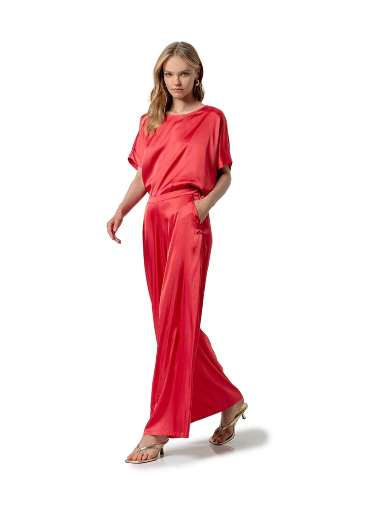 PANTALONE DONNA Rosso Surkana