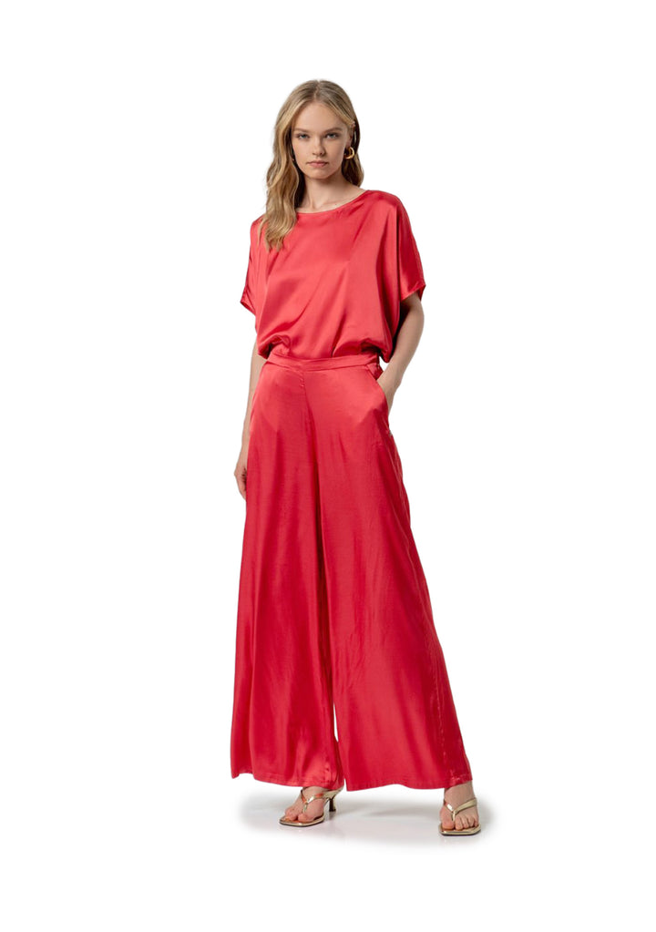PANTALONE DONNA Rosso Surkana