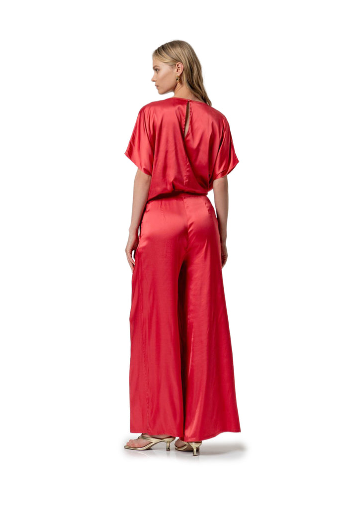 PANTALONE DONNA Rosso Surkana