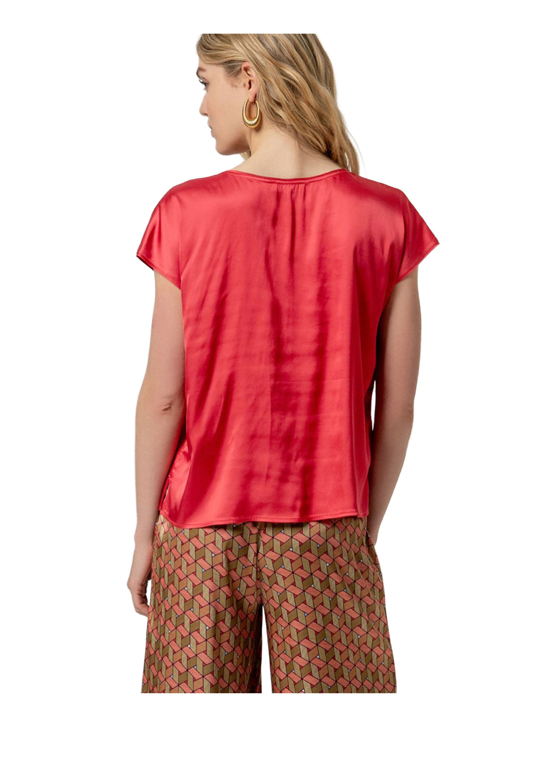 BLUSA DONNA Rosso Surkana