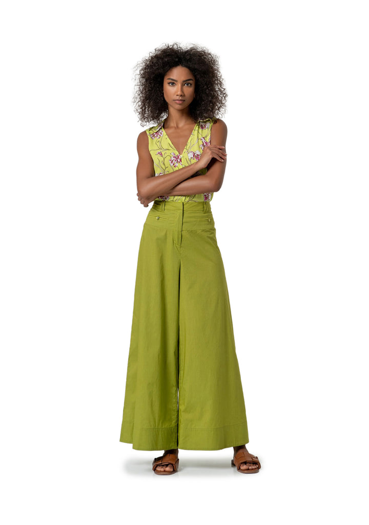 PANTALONE DONNA Verde Surkana