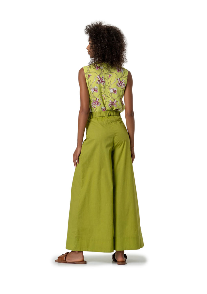 PANTALONE DONNA Verde Surkana