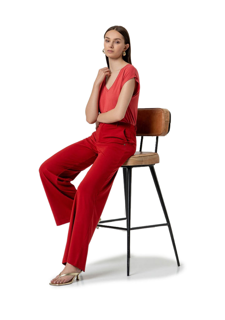 PANTALONE DONNA Rosso Surkana